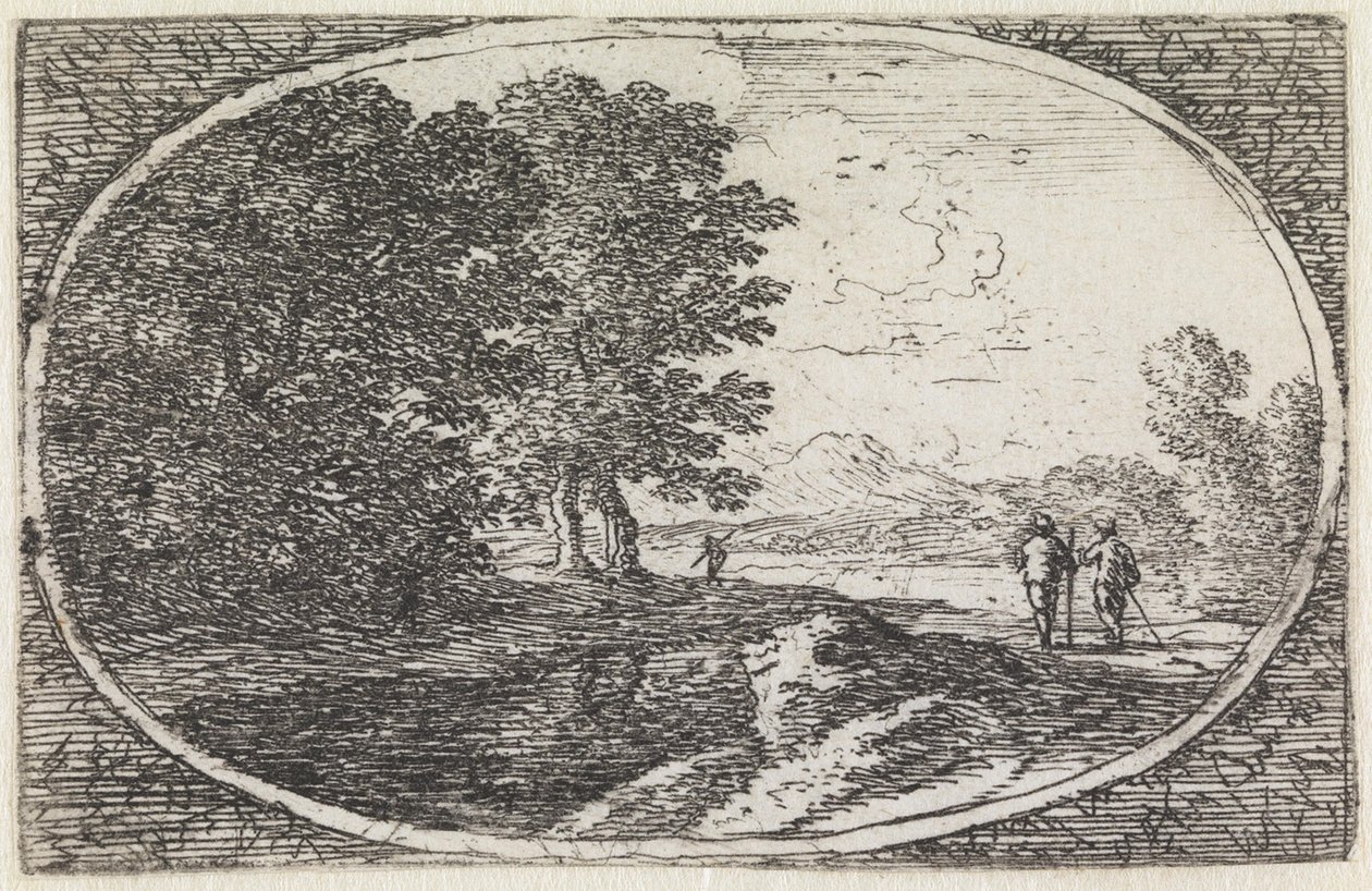 Landscape (No. 20 from the series: variae campestrum fantasiae) by Herman van Swanevelt