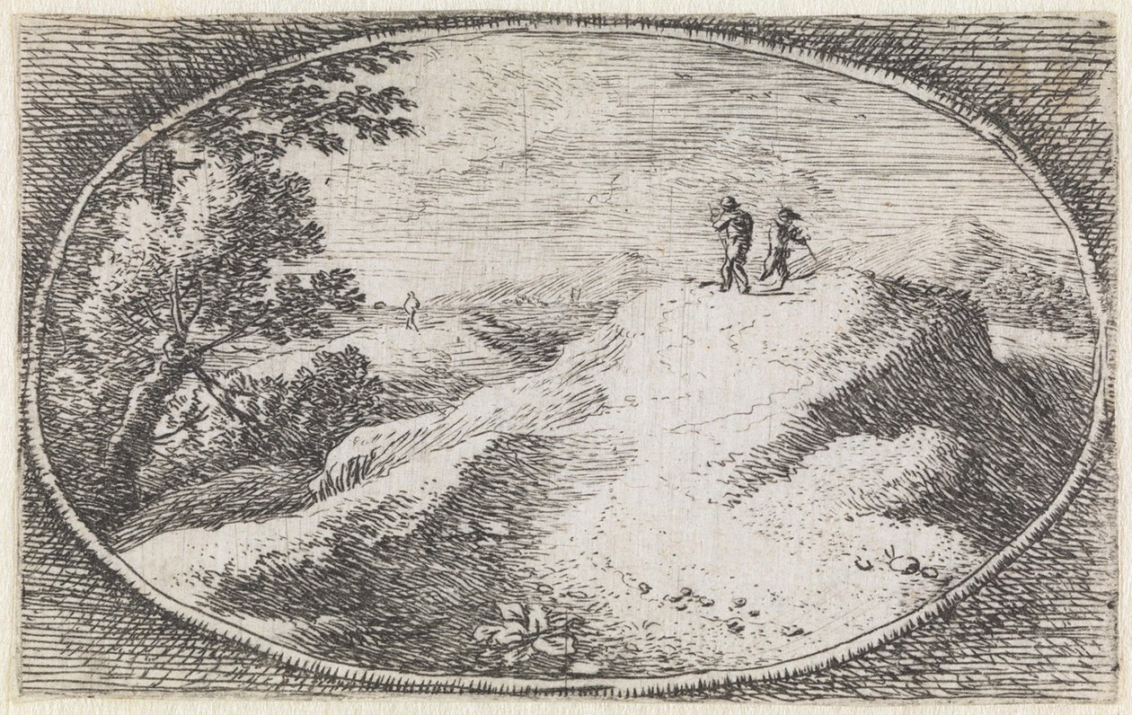 Landscape (No. 3 from the series: Variae Campestrum Fantasiae) by Herman van Swanevelt