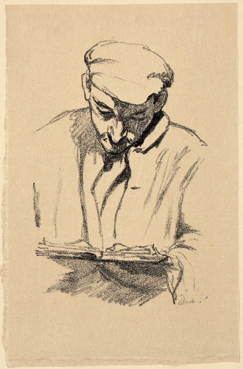 Praying Youth by Hermann Struck