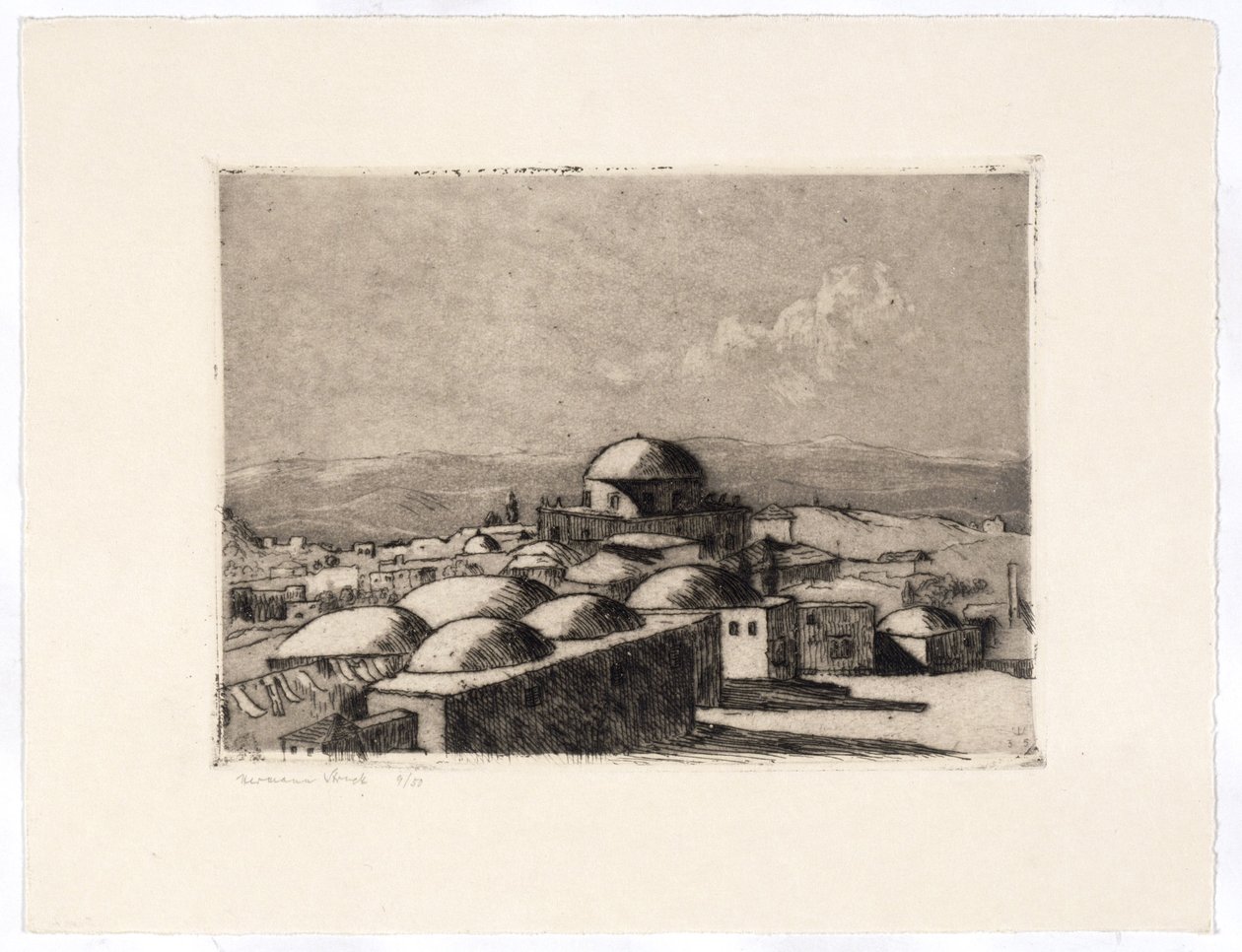 Jerusalem, Churwah by Hermann Struck