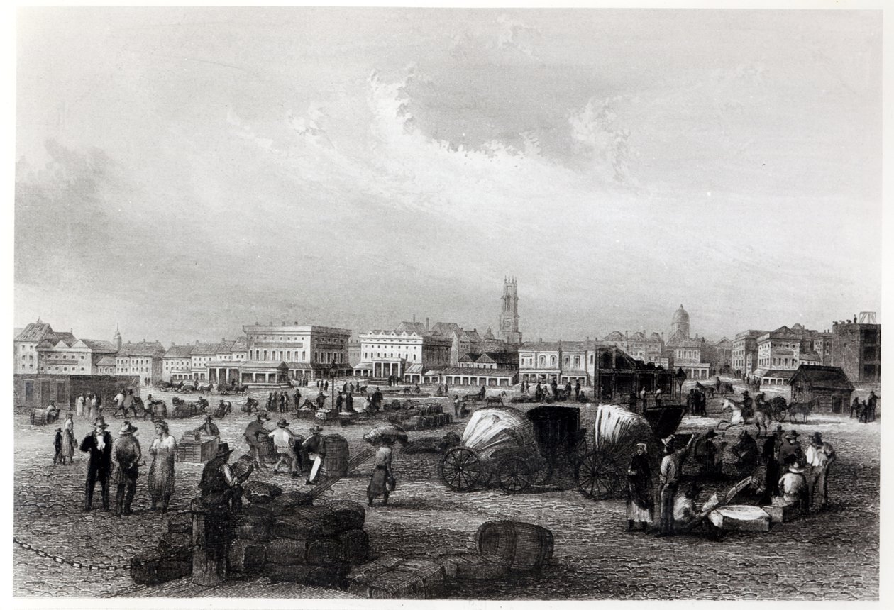 At the Levee in New Orleans by Hermann Meyer