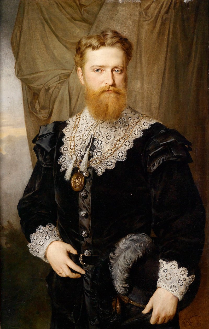 Portrait of Karl Lueger (1844-1910) in Historical Costume by Hermann Nigg