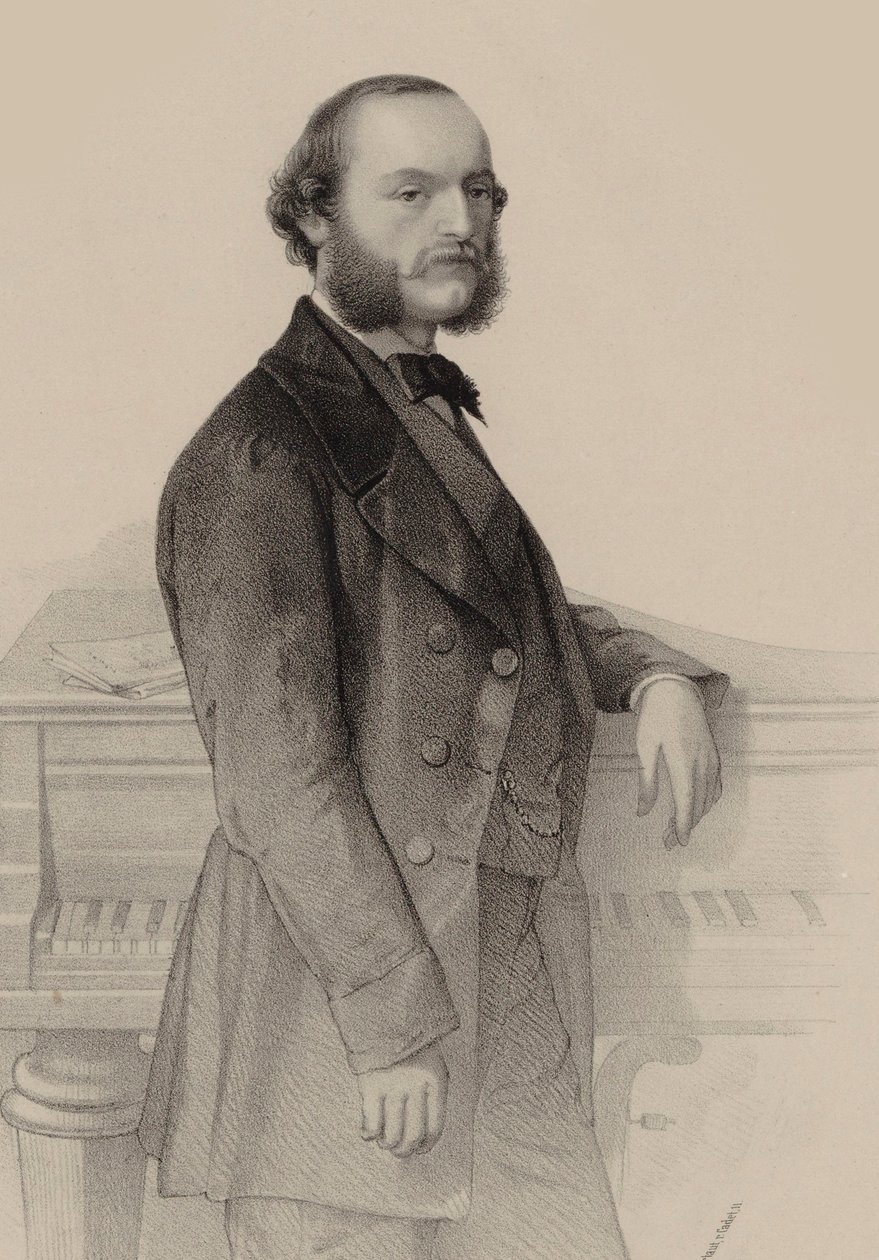 Portrait of the Pianist and Composer Désiré Magnus by Hermann Raunheim