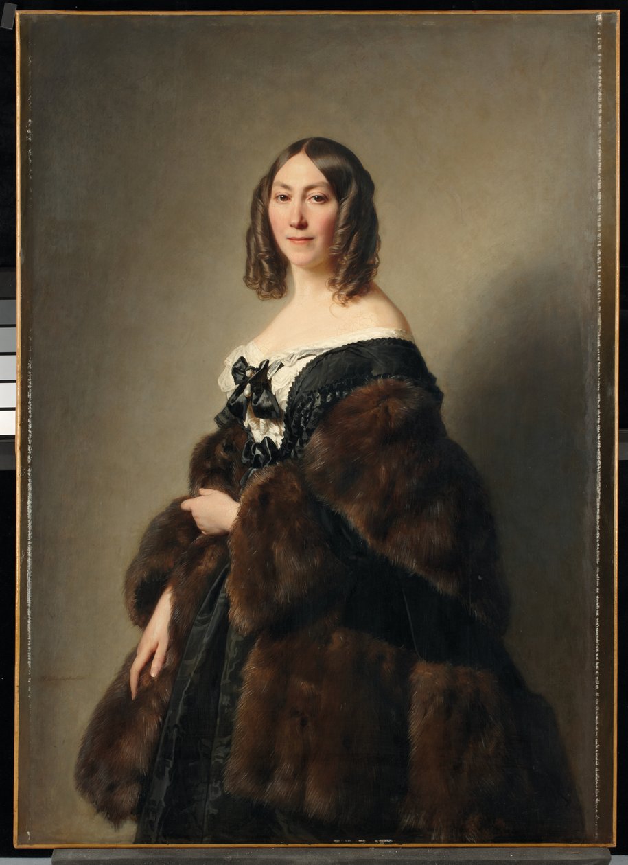 Portrait of Cécile Charlotte Furtado-Heine by Hermann Winterhalter