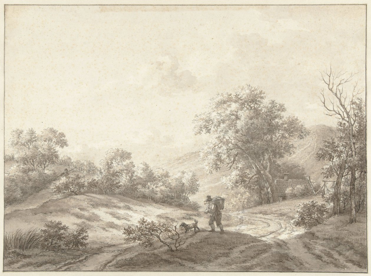 Dune Landscape near Kraantje Lek above Haarlem by Hermanus van Brussel