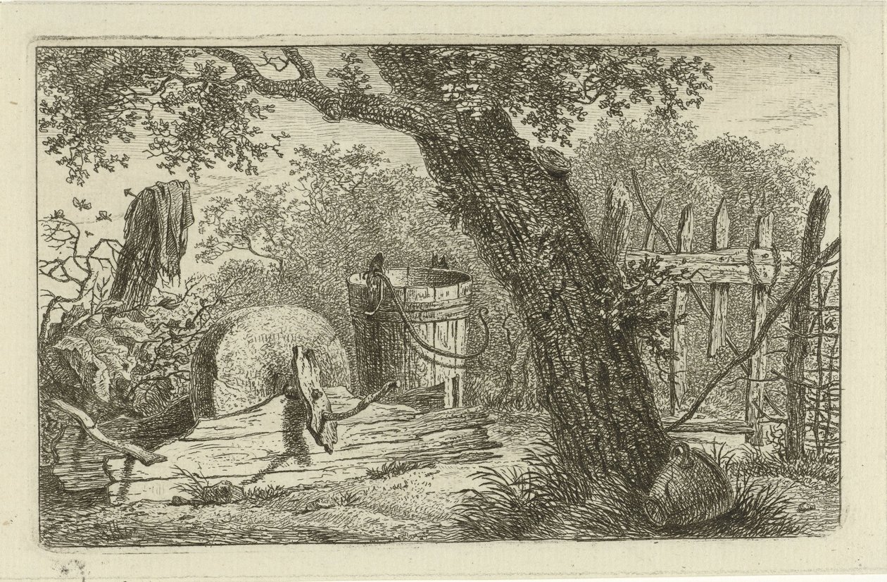 Landscape with Grindstone by Hermanus Fock
