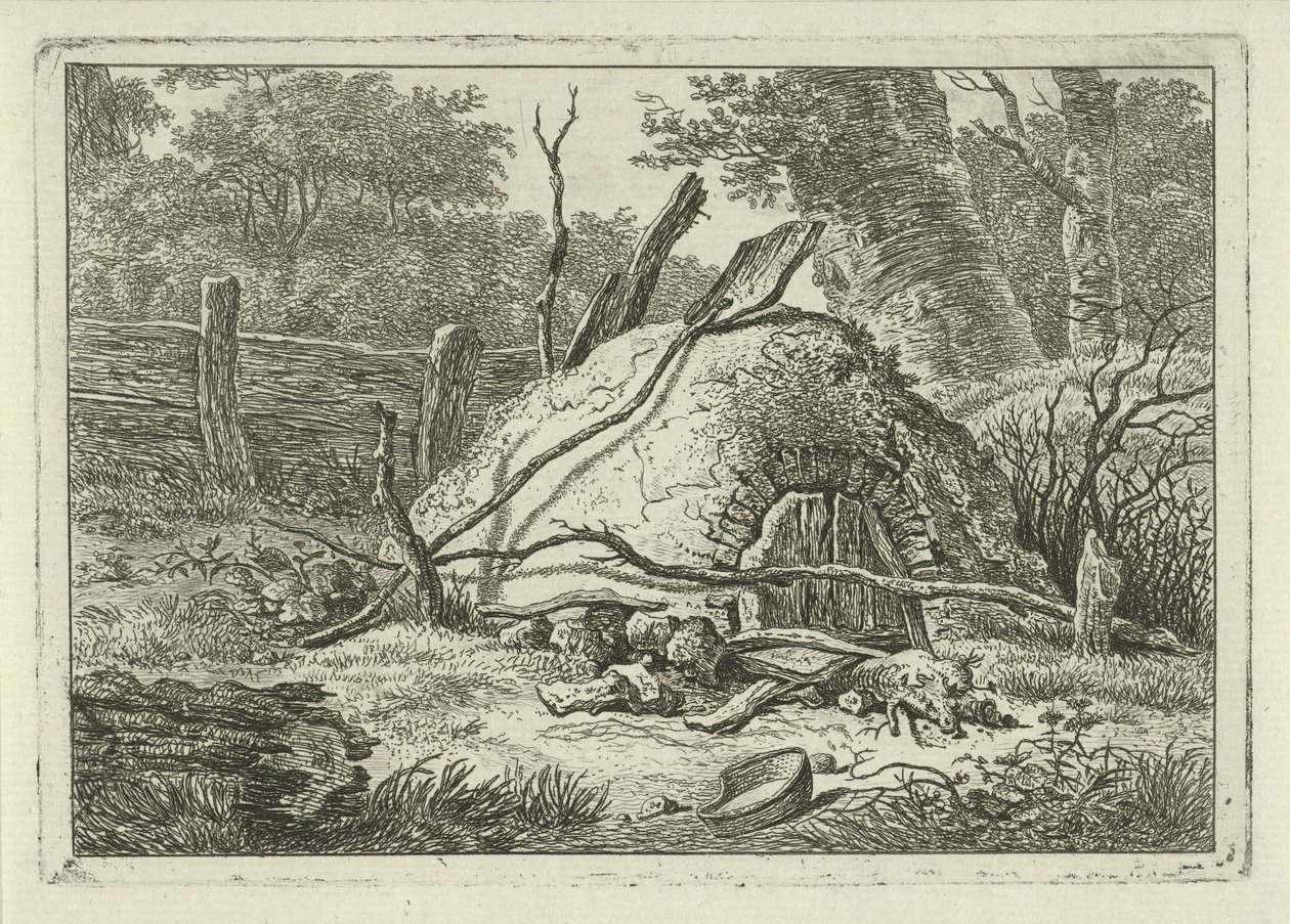 Oven with Shovel by Hermanus Fock