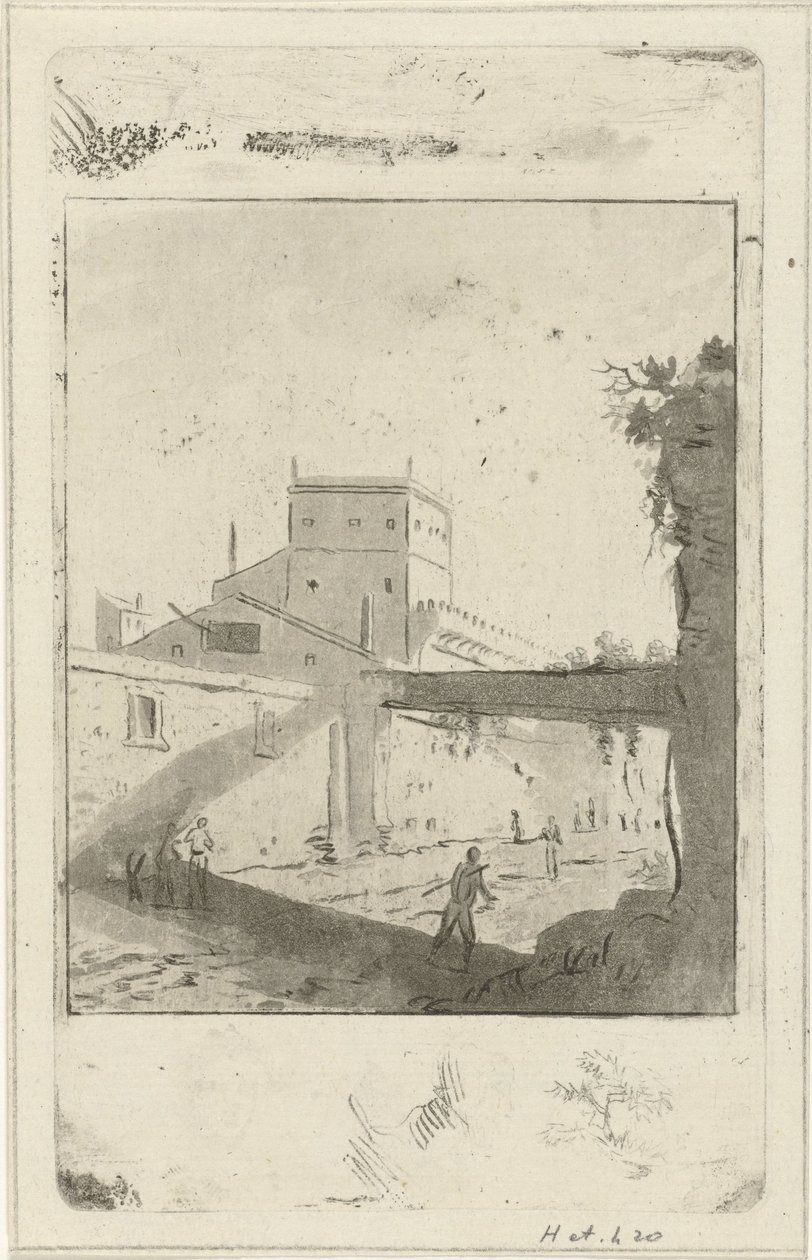 Cityscape, Italian Landscape by Hermanus Fock
