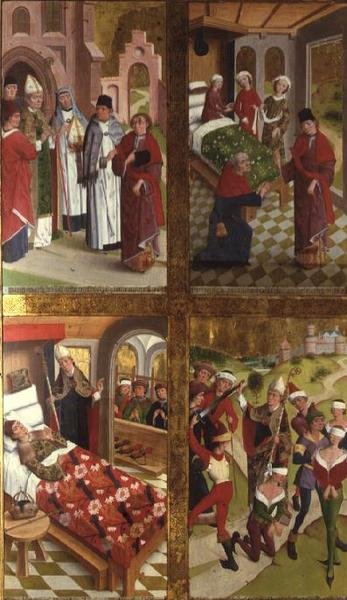 Scenes from the Life of St. Nicholas from the Inner Section of the Left Exterior Wing of the Former Main Altar in St. Nicholas