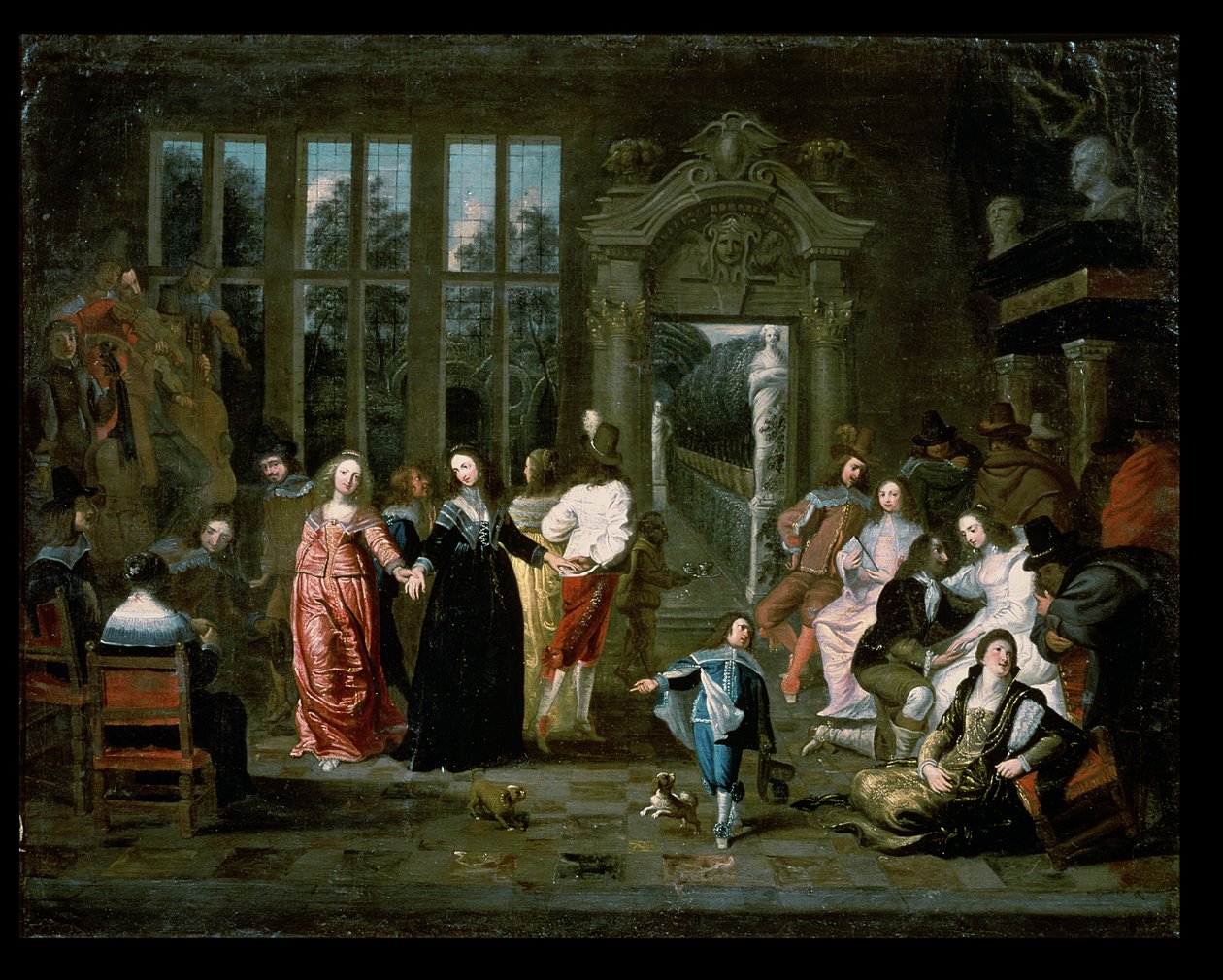 The Ball by Hieronymus Janssens
