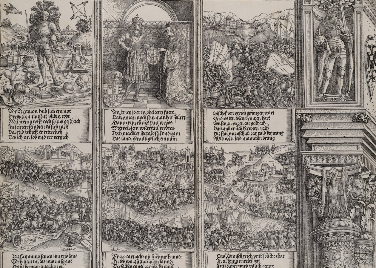 The Betrothal of Mary of Burgundy, Young Maximilian, The Struggle for the Burgundian Succession, 1515 by Hieronymus Andreae