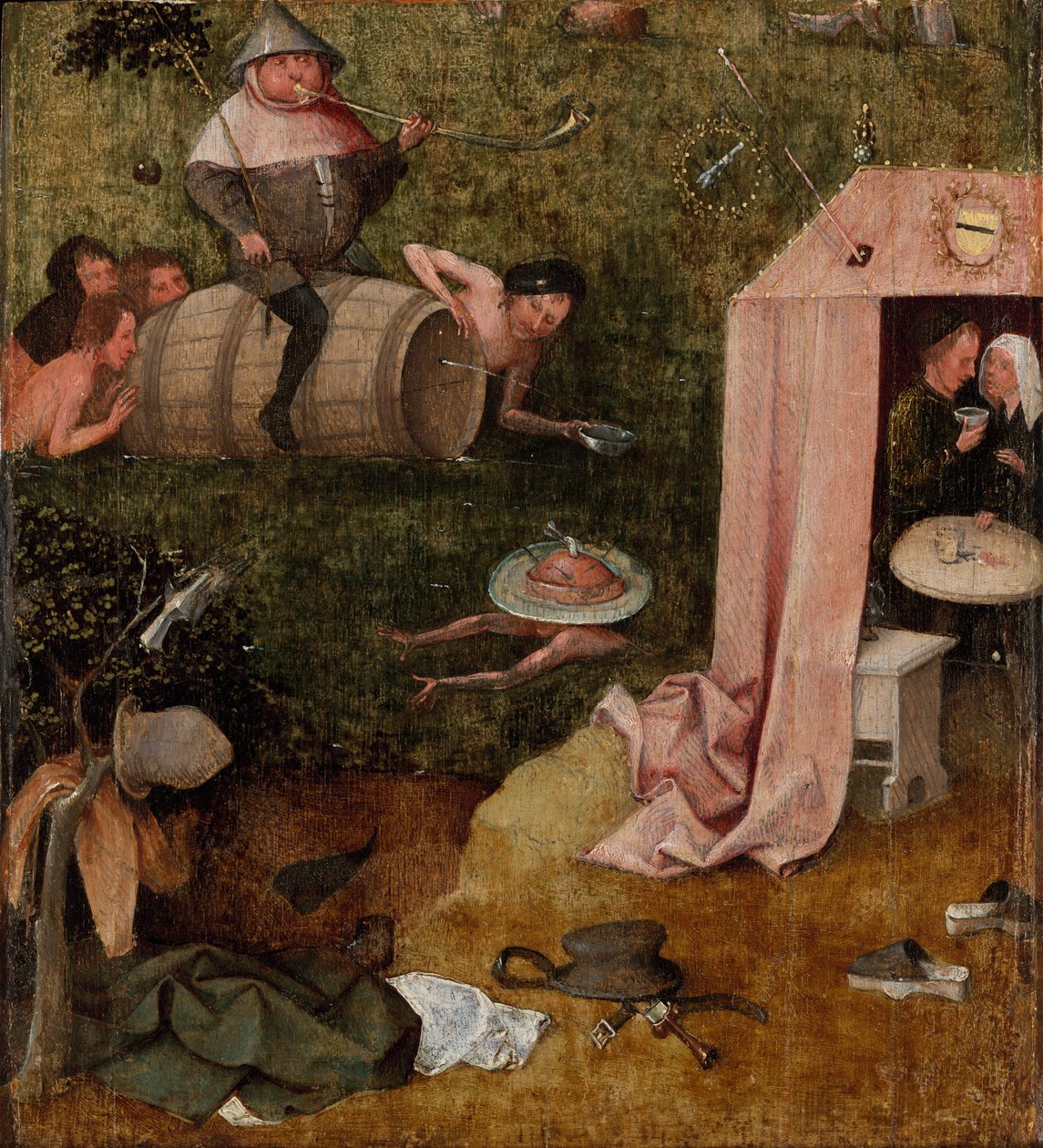 An Allegory of Intemperance (c.1495-1500) by Hieronymus Bosch