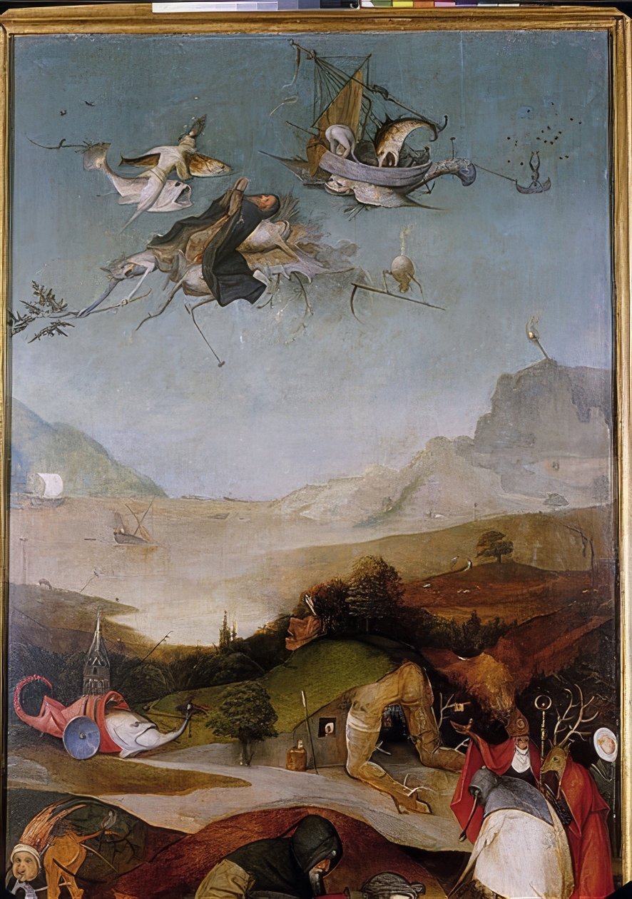 The Temptation of Saint Anthony (Triptych, Detail) by Hieronymus Bosch