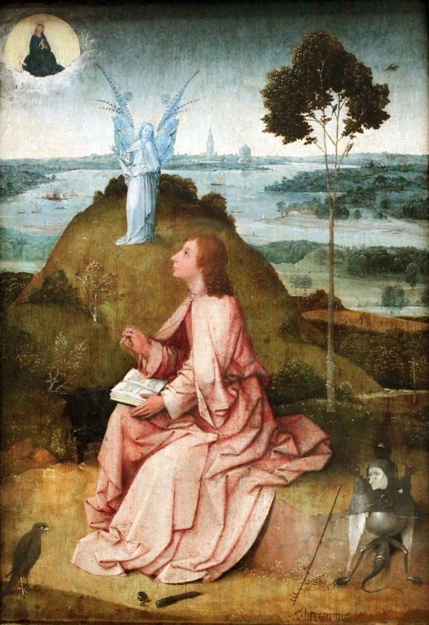 Saint John the Evangelist on Patmos by Hieronymus Bosch