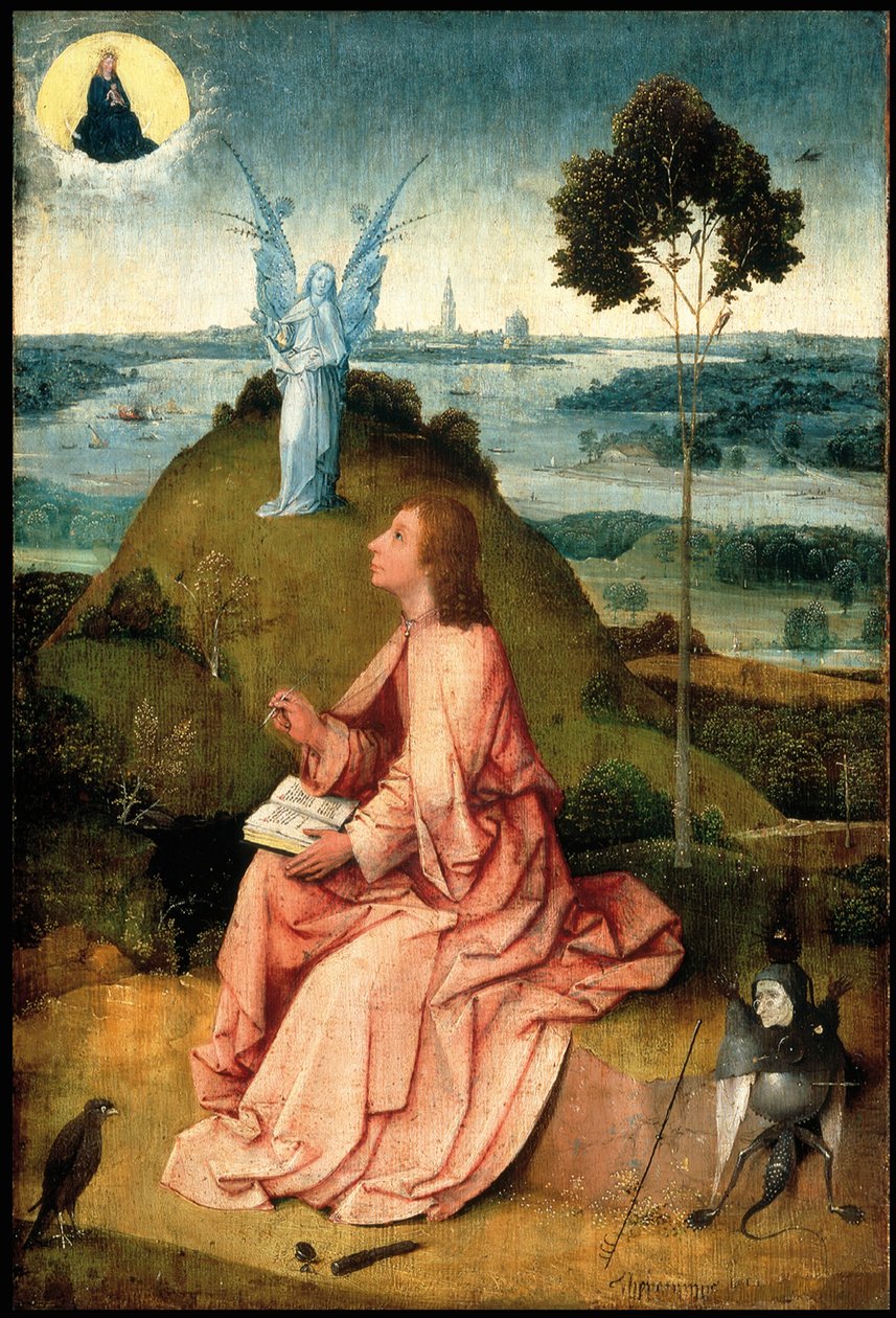 Saint John the Evangelist on Patmos by Hieronymus Bosch