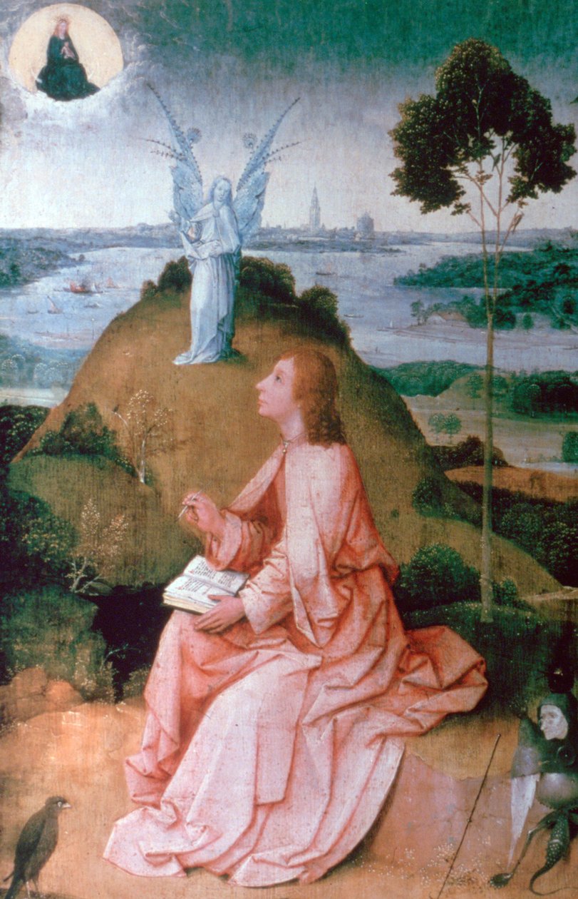 St John the Evangelist on Patmos, 1504-1505 by Hieronymus Bosch