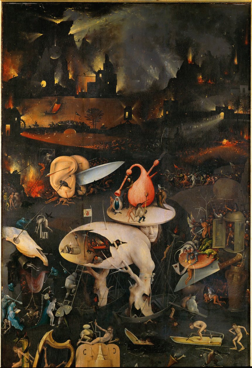 The Garden of Delights, Right Panel, Top Half by Hieronymus Bosch