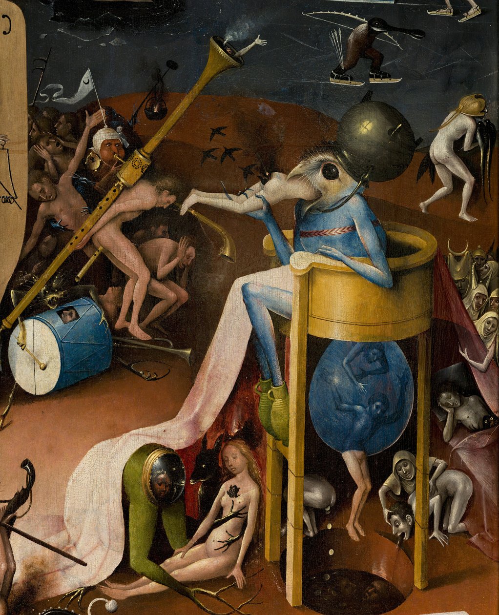 The Garden of Earthly Delights, 1490-1500  by Hieronymus Bosch