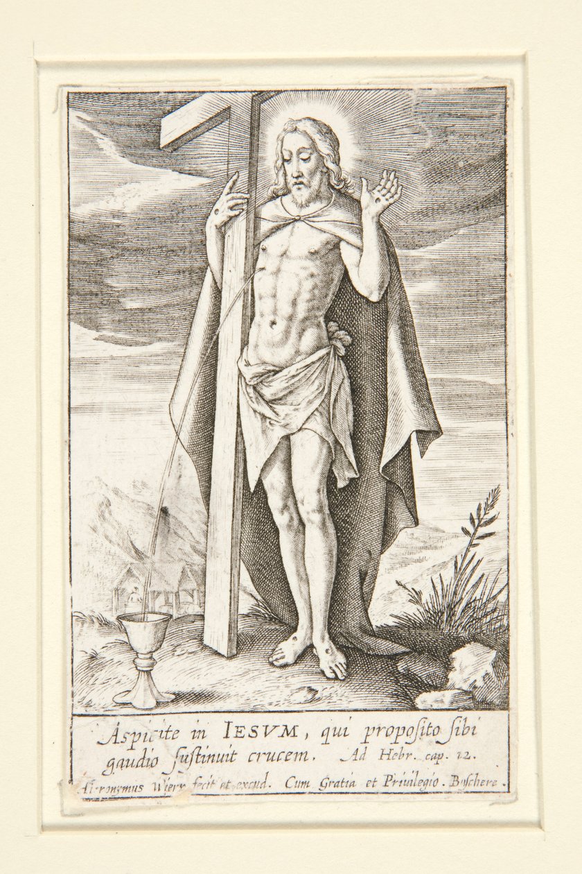 Christ as Savior by Hieronymus Wierix
