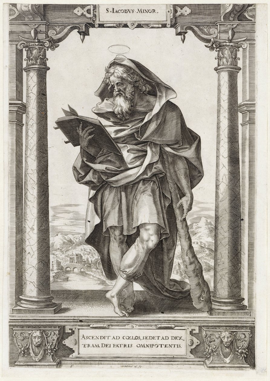 St. James the Less by Hieronymus Wierix