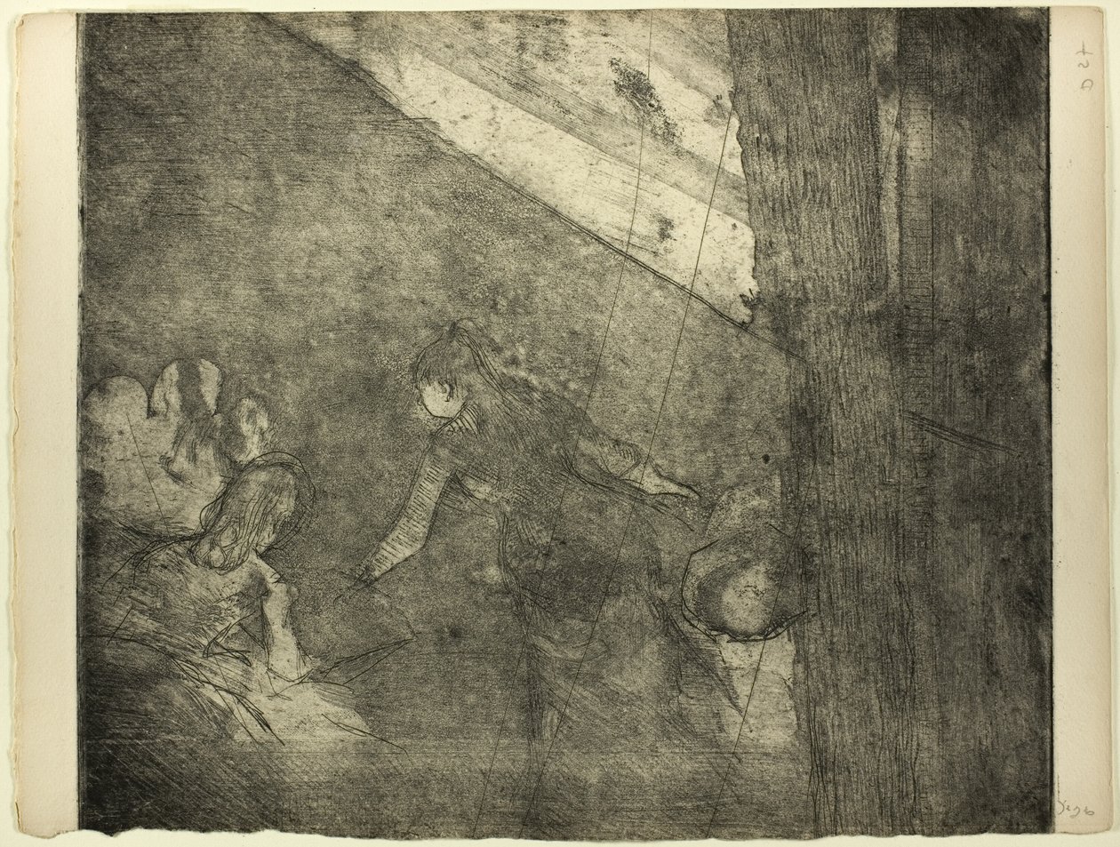 At the Café des Ambassadeurs by Hilaire Germain Edgar Degas