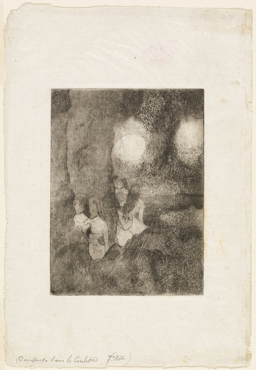 Dancers in the Wings by Hilaire Germain Edgar Degas