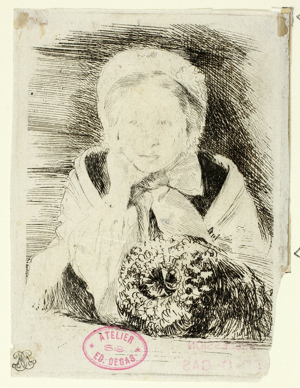 Marguerite Degas, the Artist’s Sister by Hilaire Germain Edgar Degas