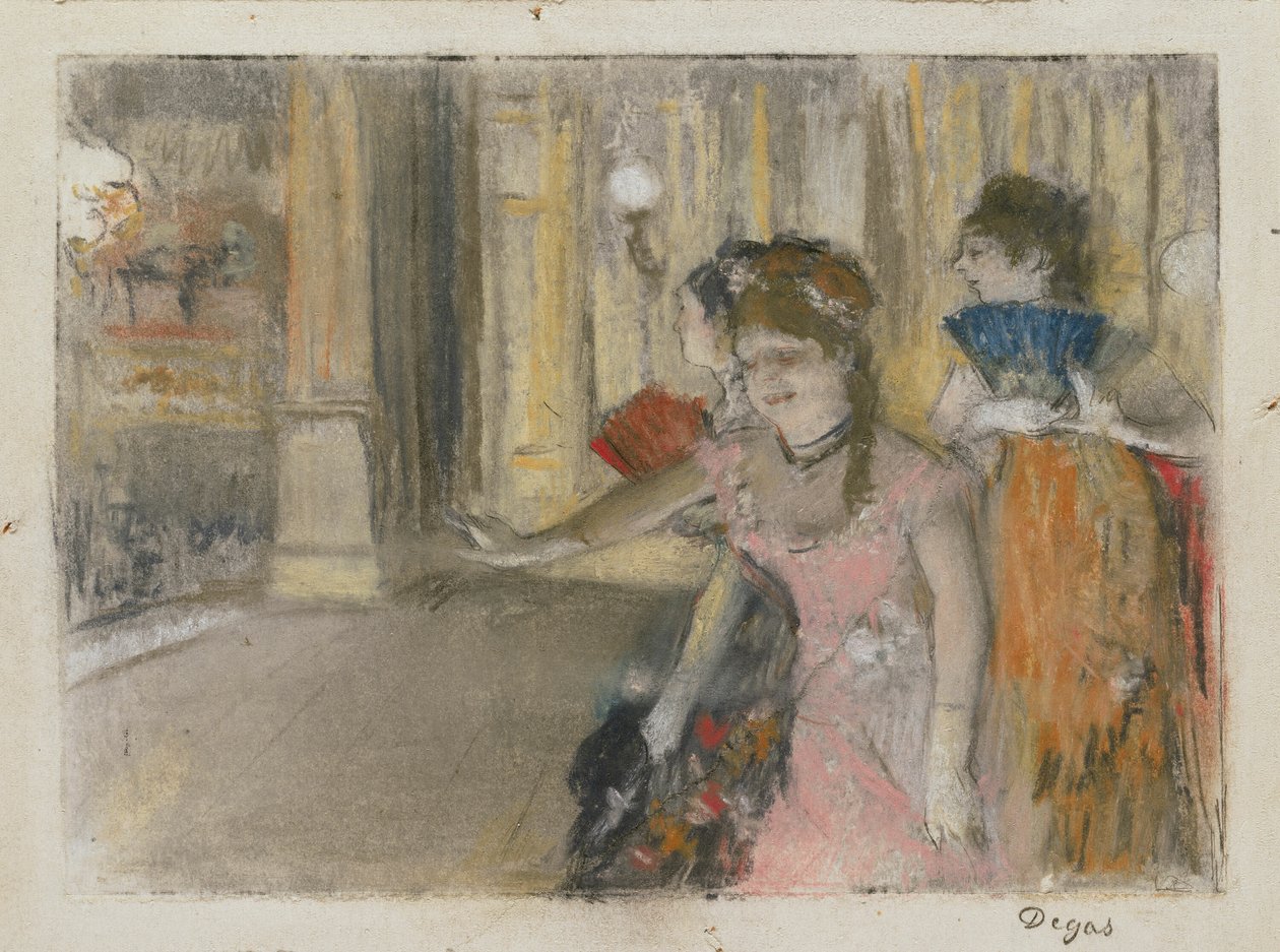 Singers on the Stage by Hilaire Germain Edgar Degas
