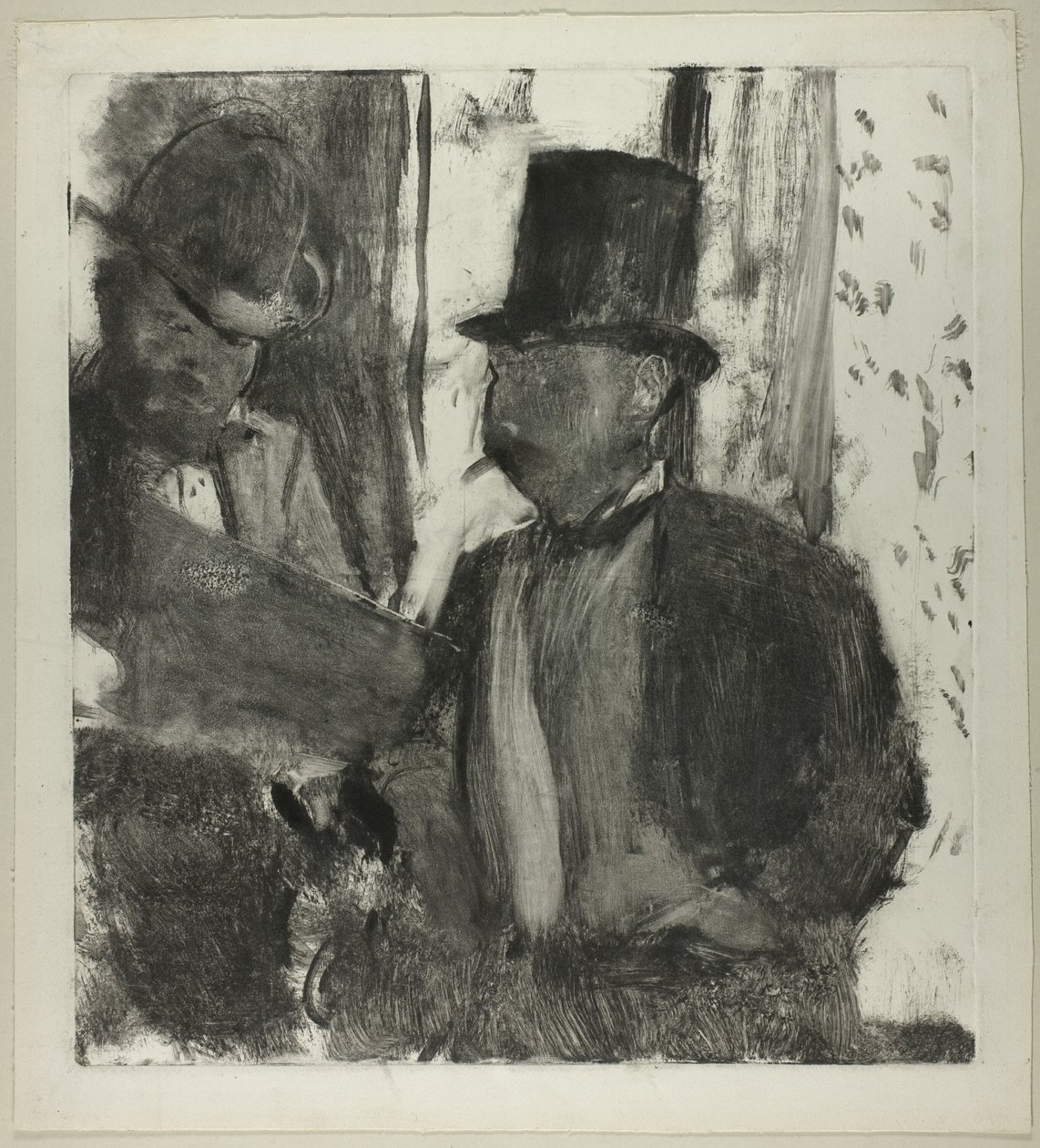 The Two Connoisseurs by Hilaire Germain Edgar Degas