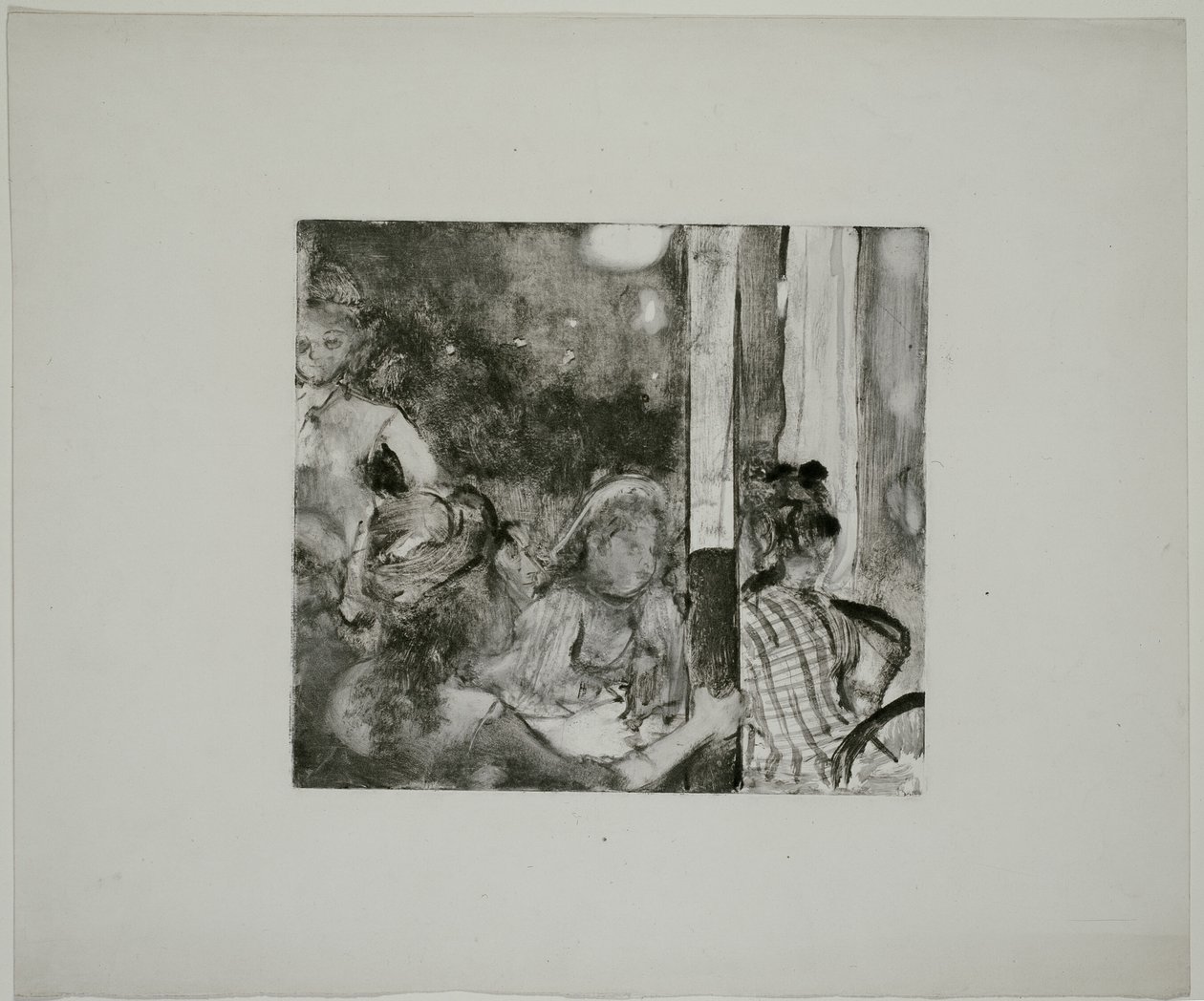 Women on the Terrace of a Café in the Evening by Hilaire Germain Edgar Degas
