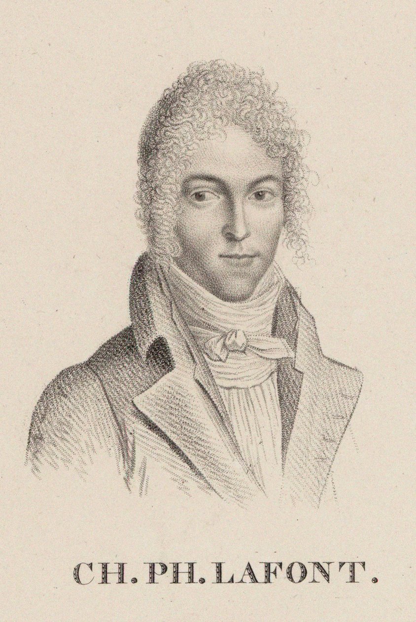 Portrait of the violinist and composer Charles Philippe Lafont by Hilaire Ledru