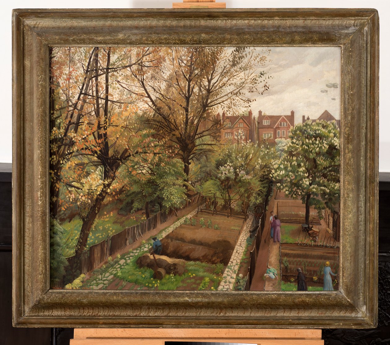 Wartime Garden, Finchley Road, Hampstead by Hilda Carline