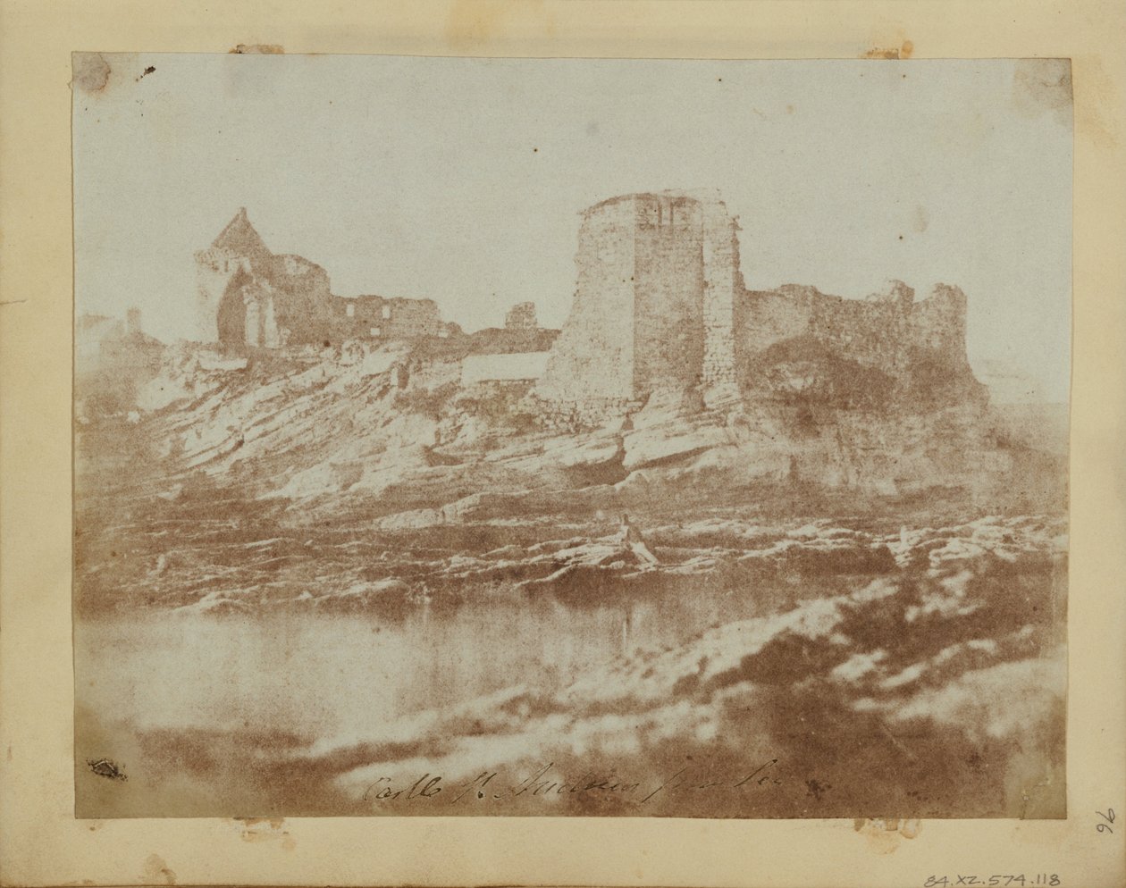 St. Andrews Castle from the Northwest by Hill and Adamson