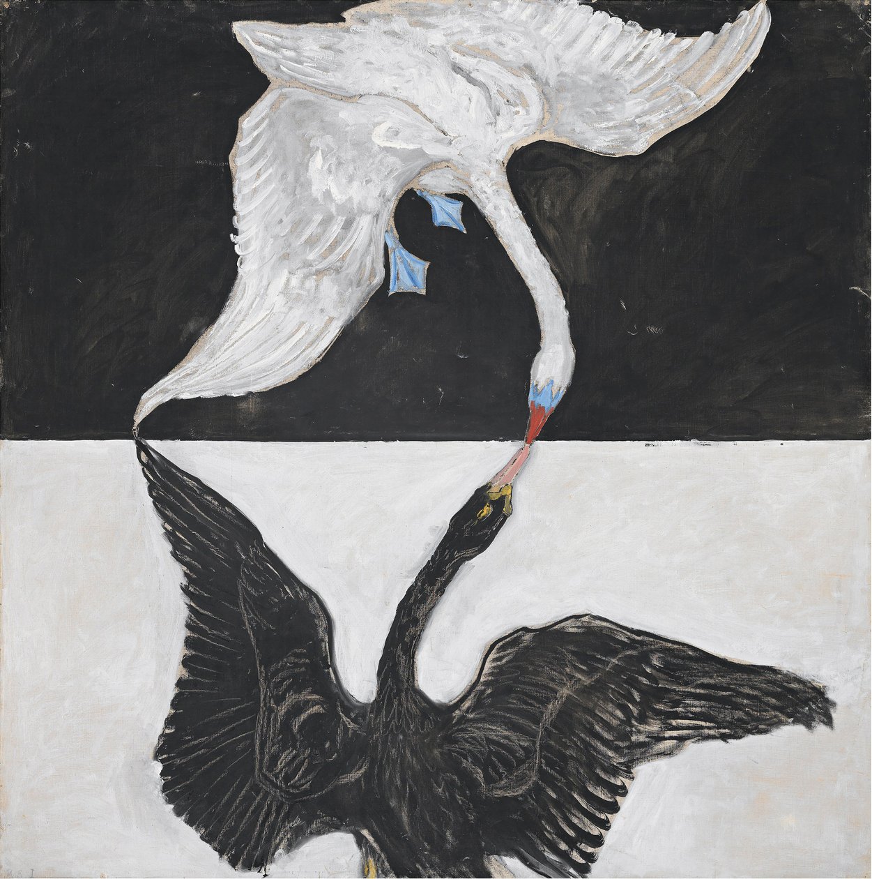 Group IX/SUW, No. 1, The Swan, No. 1 by Hilma af Klint