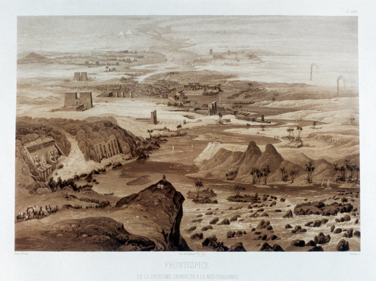 From the Second Cataract to the Mediterranean, Egypt by Himely