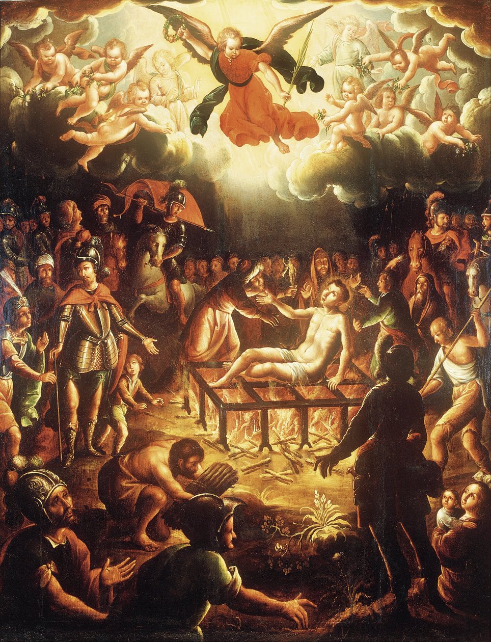 The Martyrdom of Saint Lawrence by Hipólito de Rioja