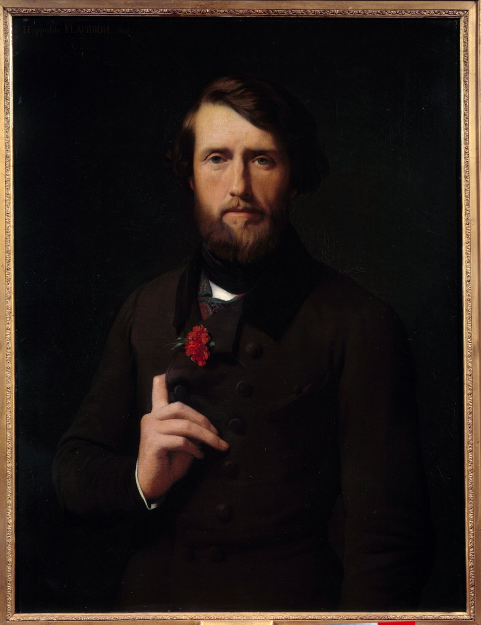 Portrait of Count Felix of Arjuzon (1800-1874) by Hippolyte Flandrin