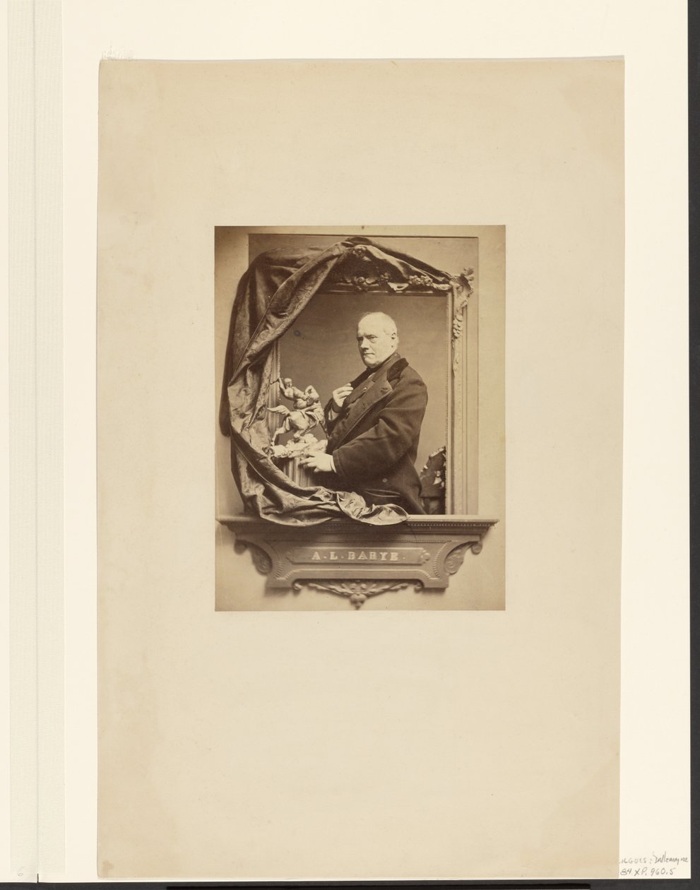Antoine Louis Barye by Hippolyte Lazerges
