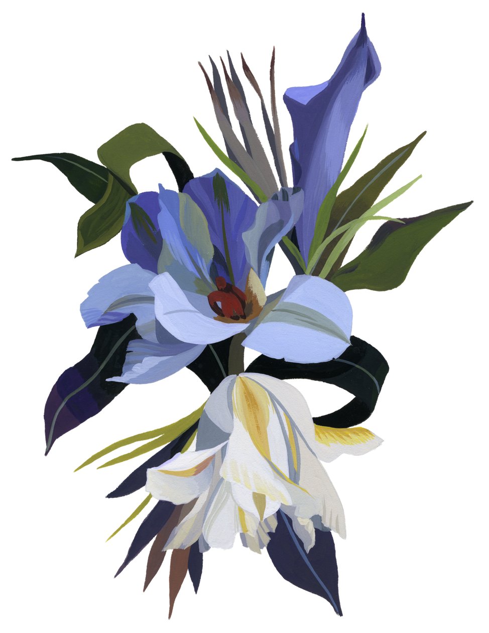 An imaginary flower based on the tulip motif by Hiroyuki Izutsu