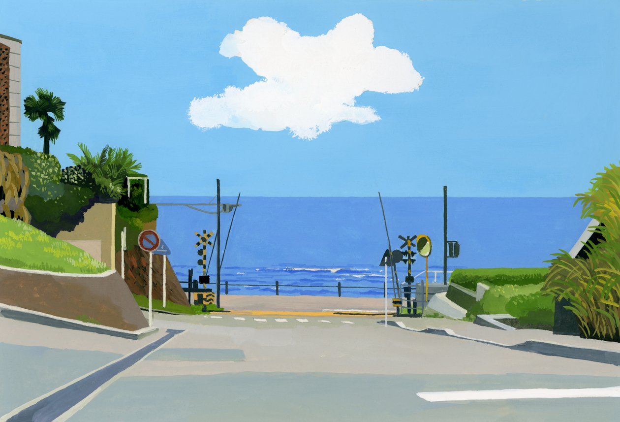 Kamakura Gakuenmae Station by Hiroyuki Izutsu