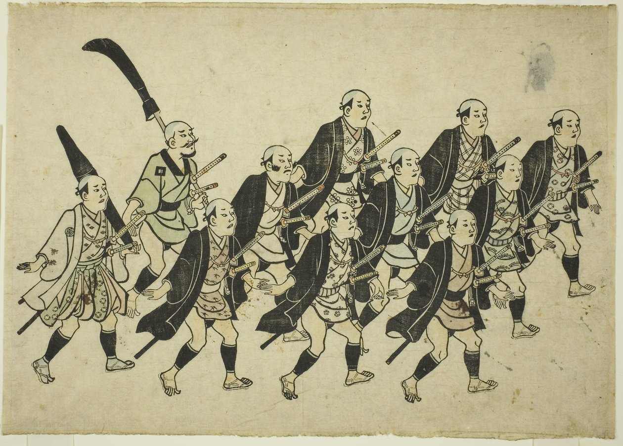 Procession of a Daimyo, c.1681-84 by Hishikawa Moronobu