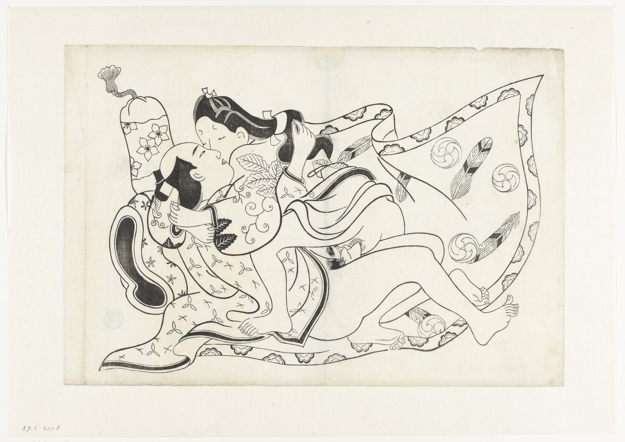 Erotic Scene by Hishikawa Moroshige (attributed to)