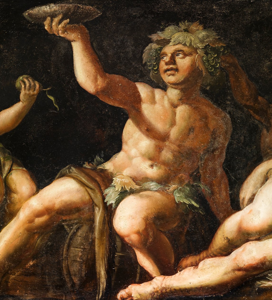 Detail of painted panel, Elysium Room, Bolsover Castle, Derbyshire, c2009 by Historic England Staff Photographer