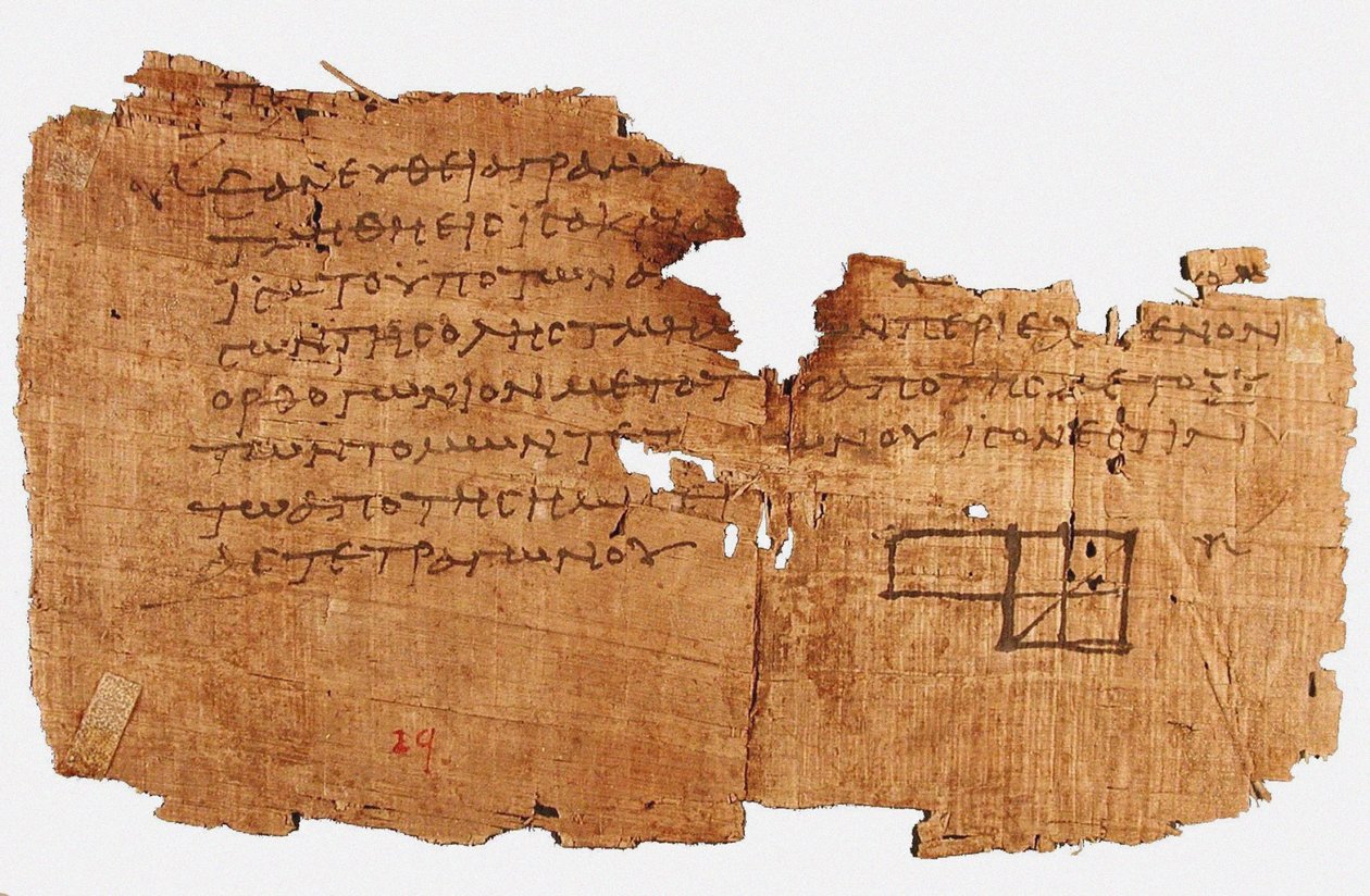 Papyrus Oxyrhynchus 29, with a Fragment of Euclid