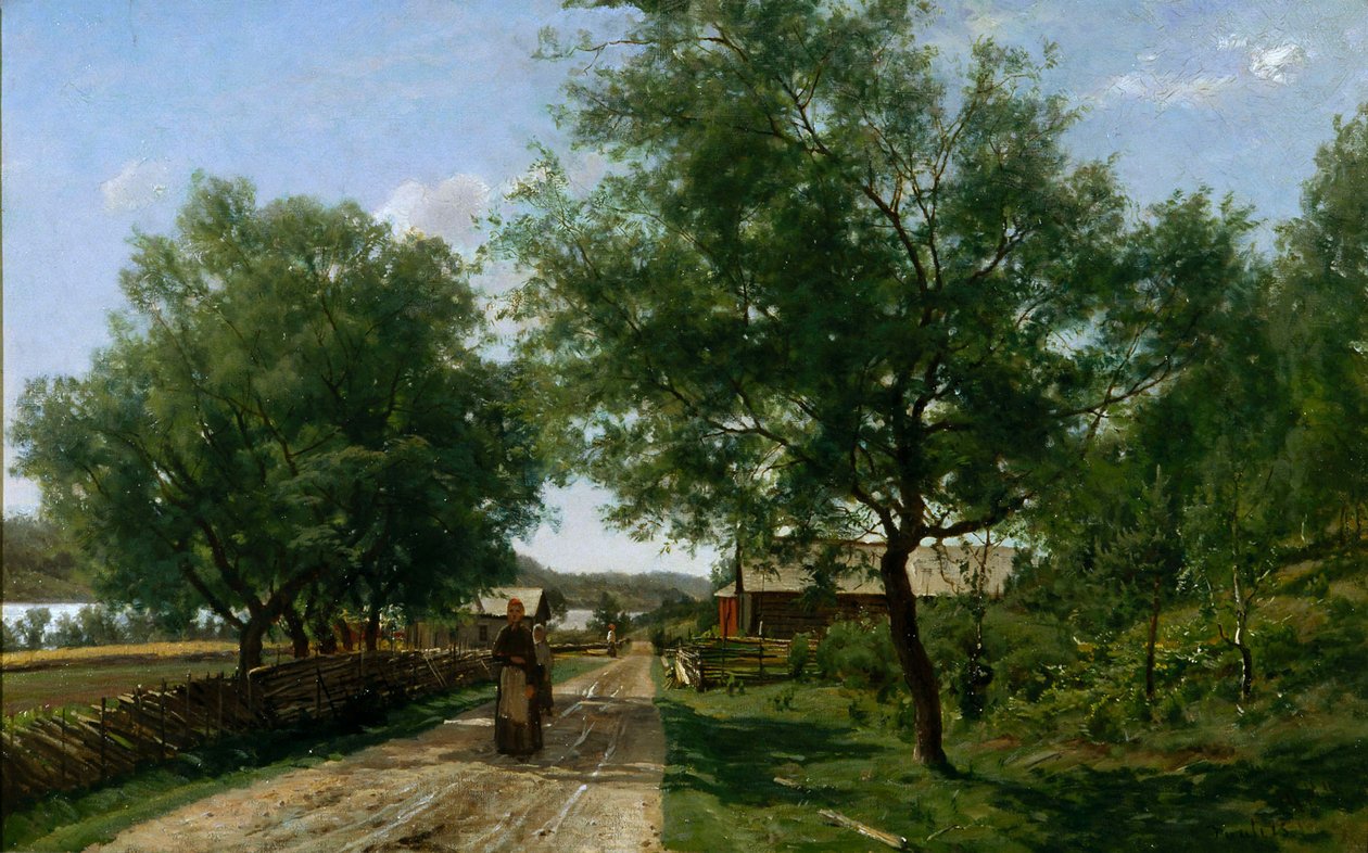 A Road in Häme by Hjalmar Munsterhjelm