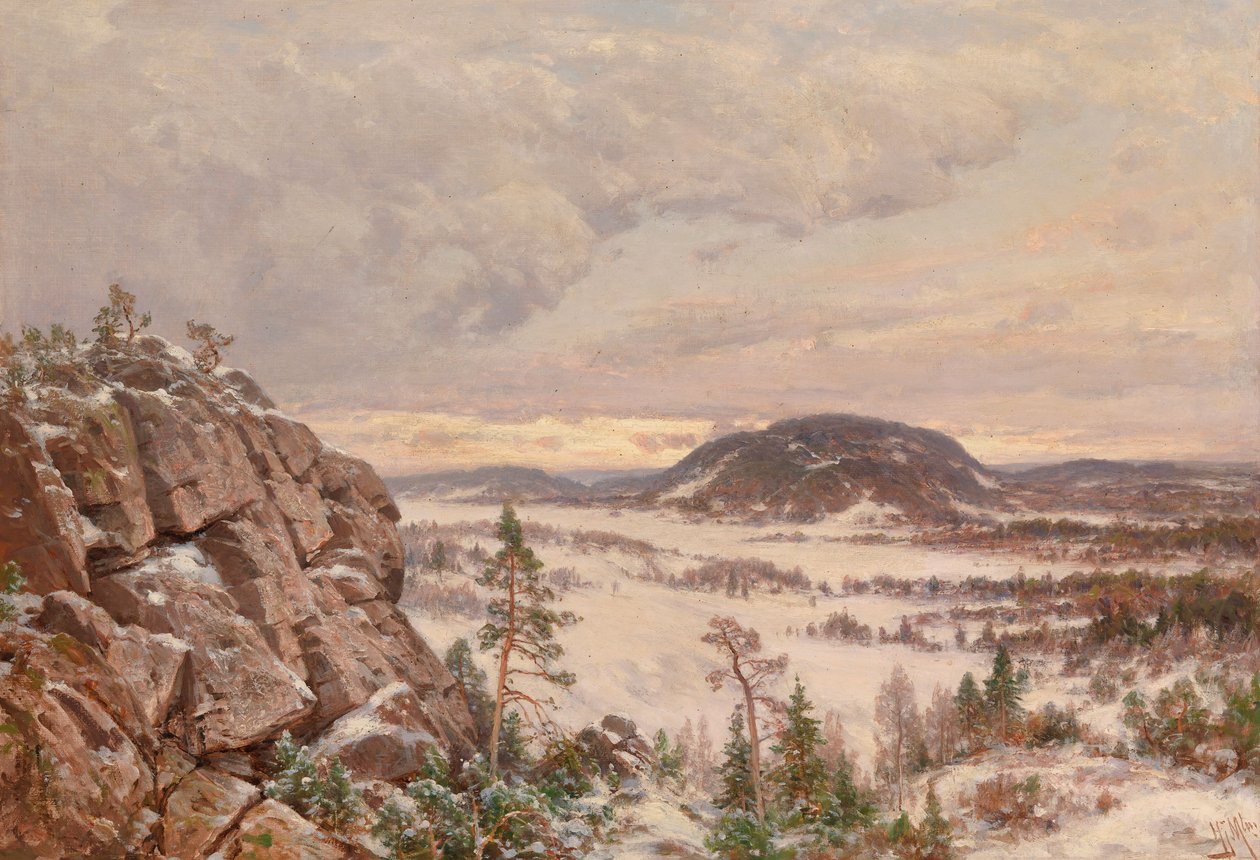 Winter Morning by Hjalmar Munsterhjelm