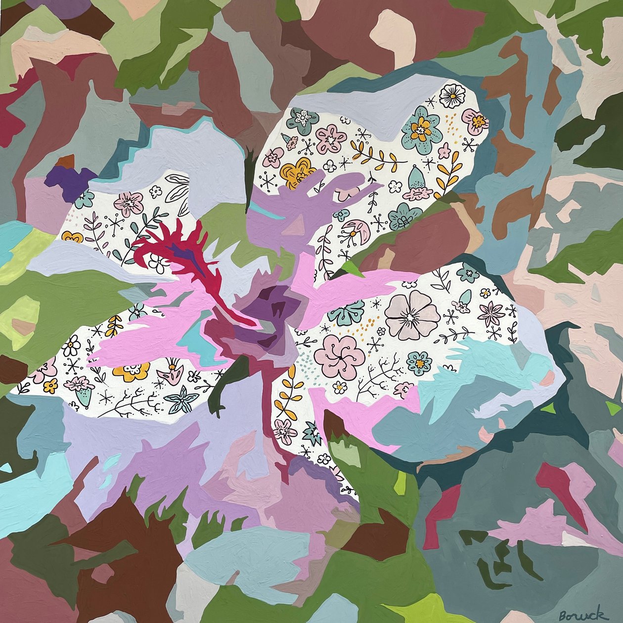 Floral Abstract #7 by Holly Boruck