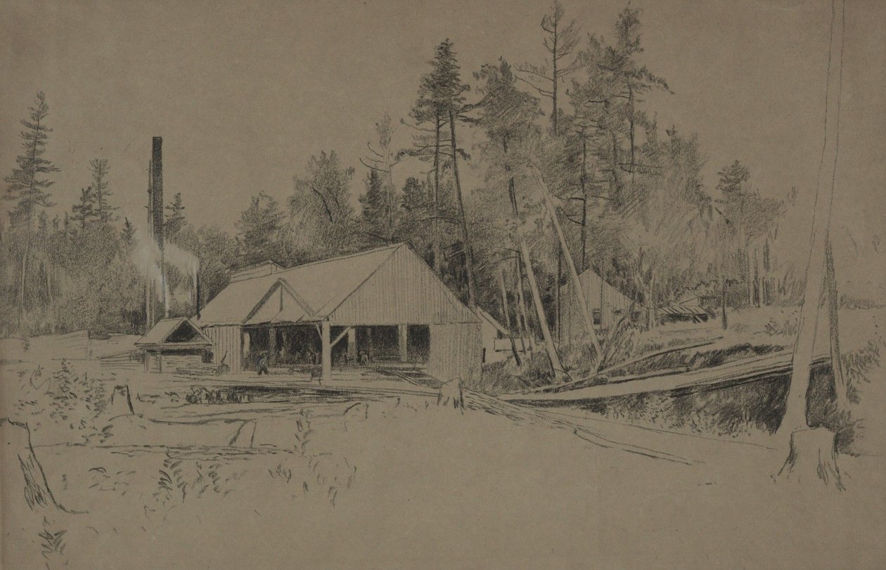 Sawmill by Homer Dodge Martin
