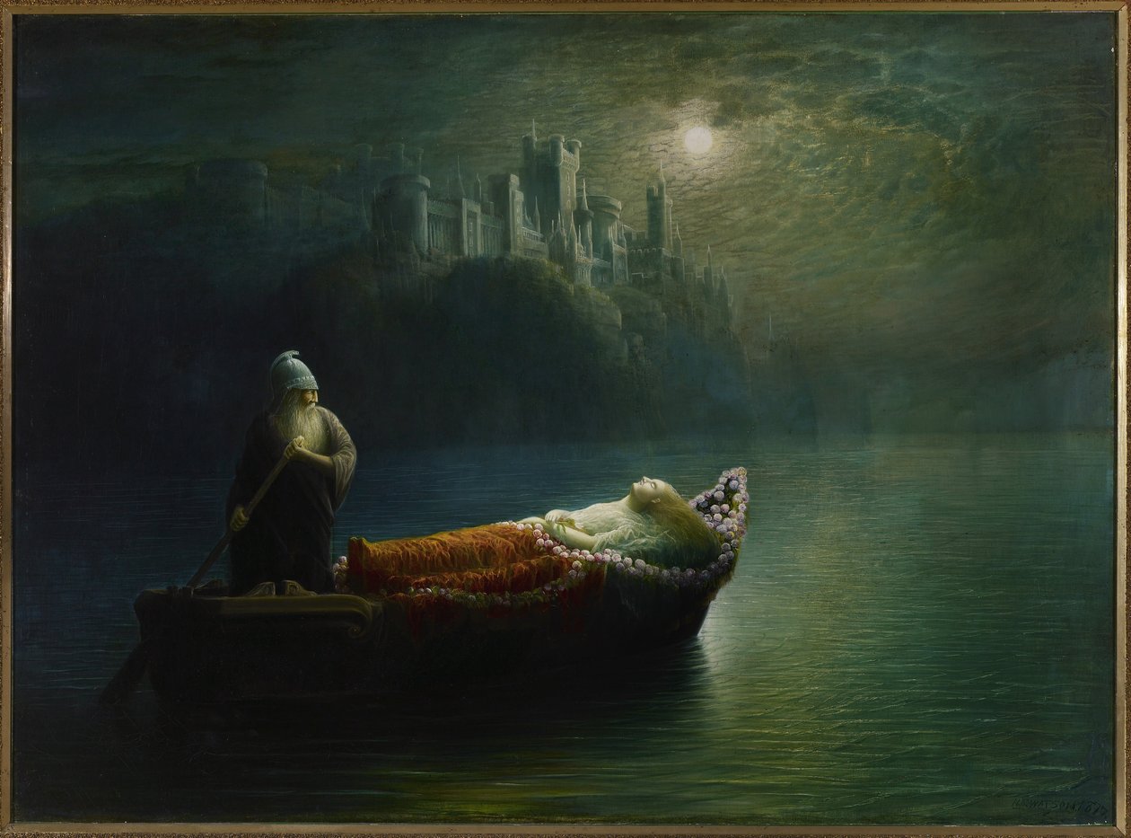 The Death of Elaine by Homer Watson