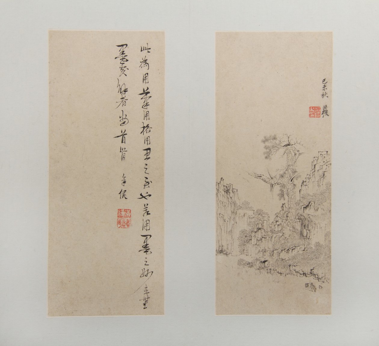 Landscapes, Figures, and Flowers, dated 1618-22 by Hongshou Chen